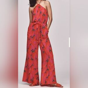 Farm Rio Halter Jumpsuit Ladies Size Small